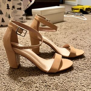 David’s Bridal Arya Nude Heels